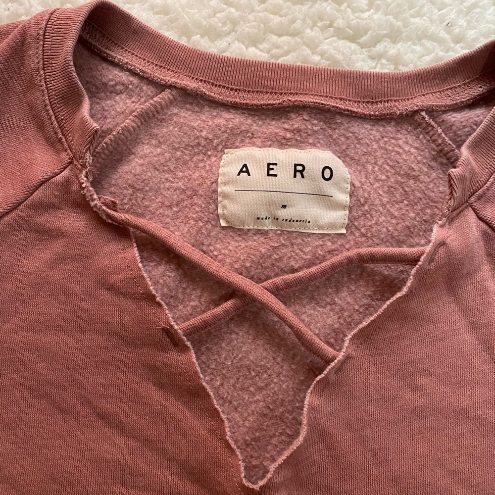 Distressed Crew Neck - Picture 2 of 3